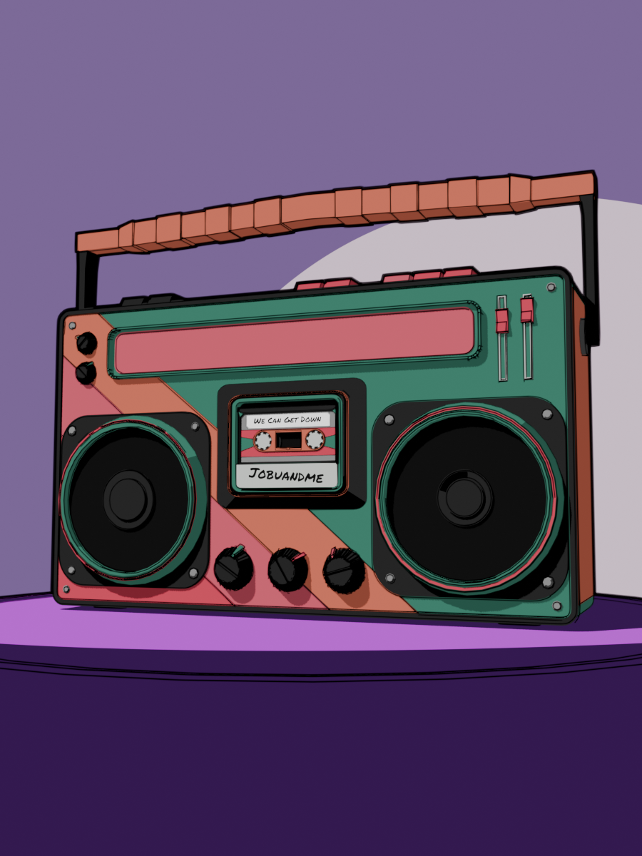 3D design of a Boombox